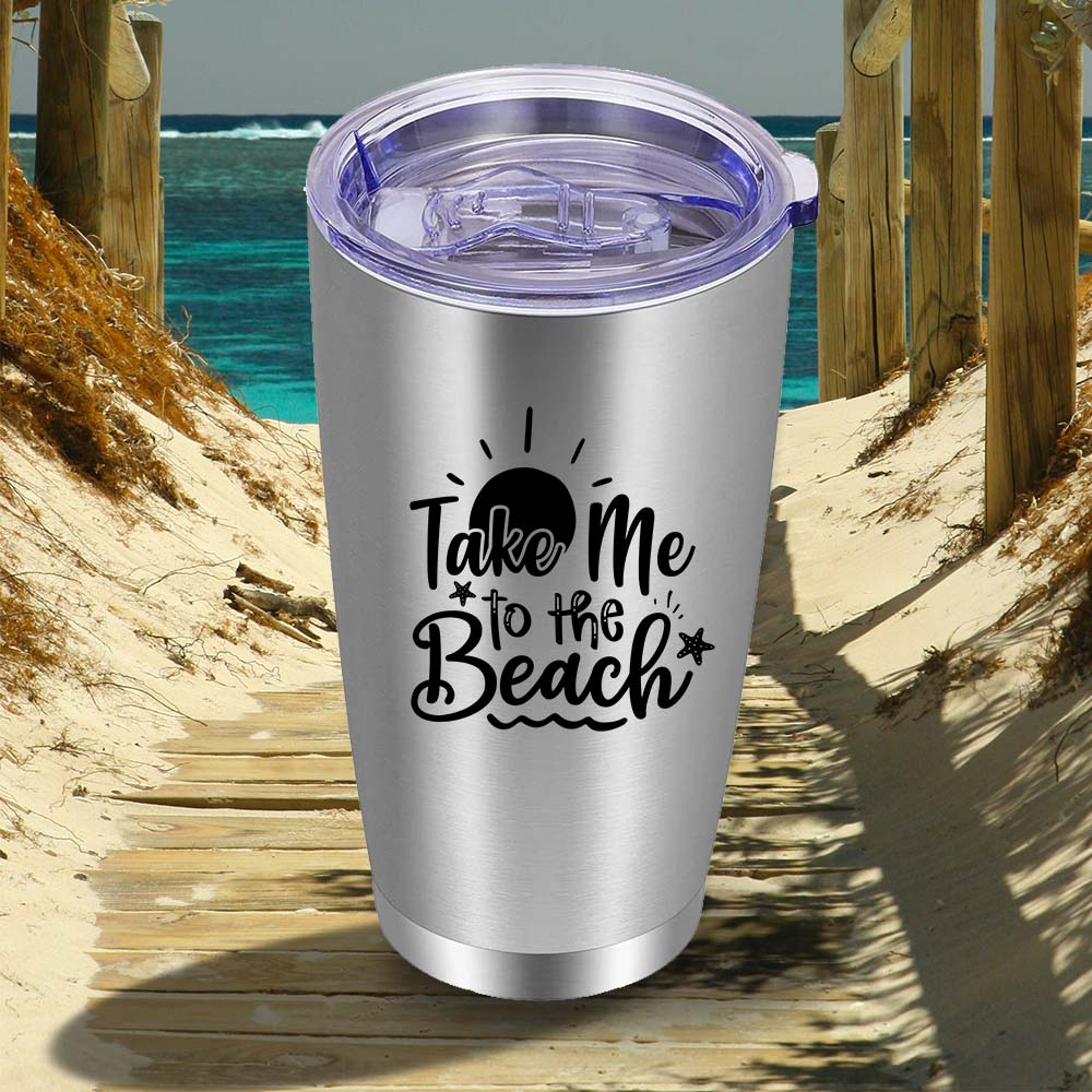 Take me to the Beach - 20oz Tumbler