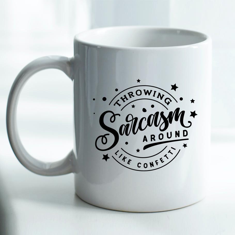 Throwing Sarcasm Around - Mug