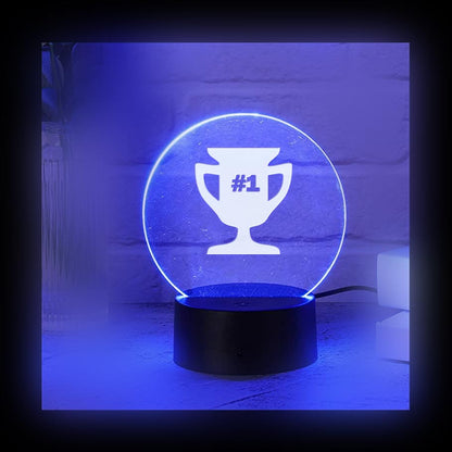 Trophy Sport Color LED Acrylic Light with Remote