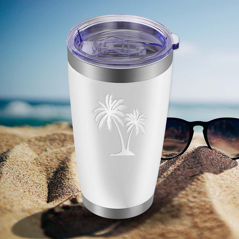 Two Palm Trees - 20oz Tumbler