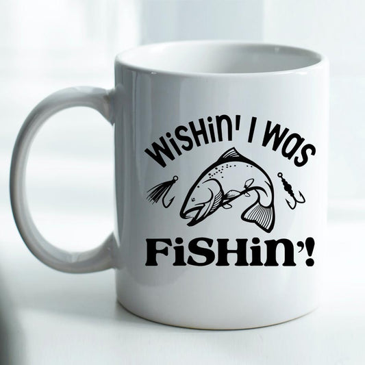 Wishing I was fishing - Mug